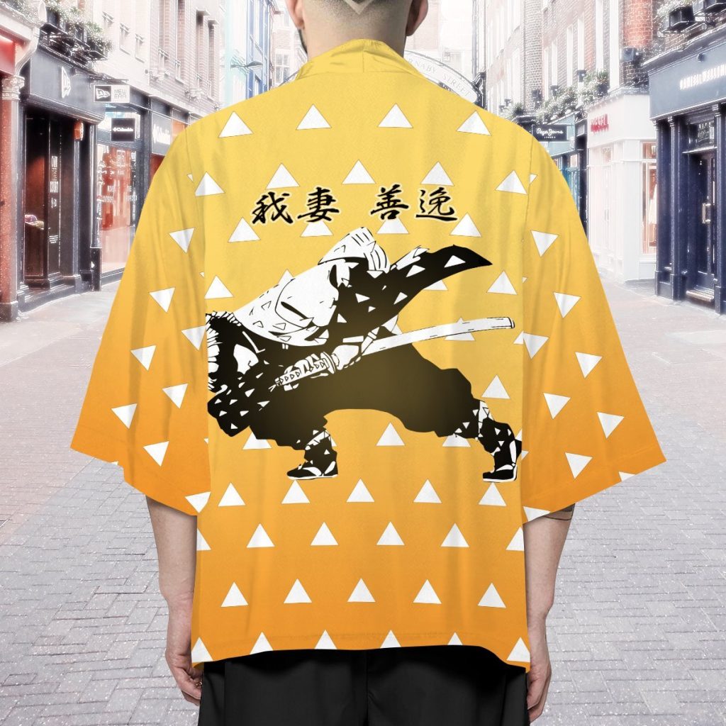 kimetso no yaiba zenitsu kimono 509473 - Anime Kimono Shop