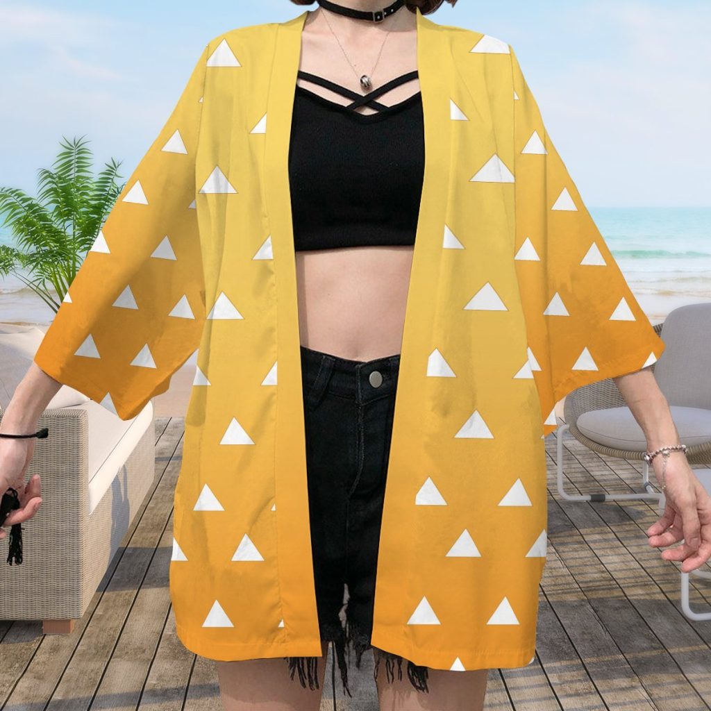 kimetso no yaiba zenitsu kimono 909972 - Anime Kimono Shop