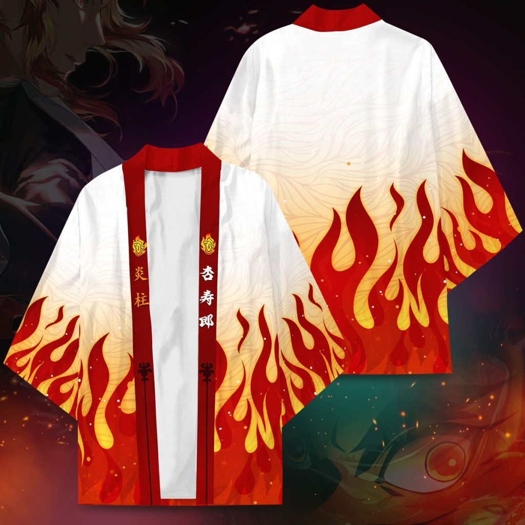 kyojuro fire kimono 365742 - Anime Kimono Shop