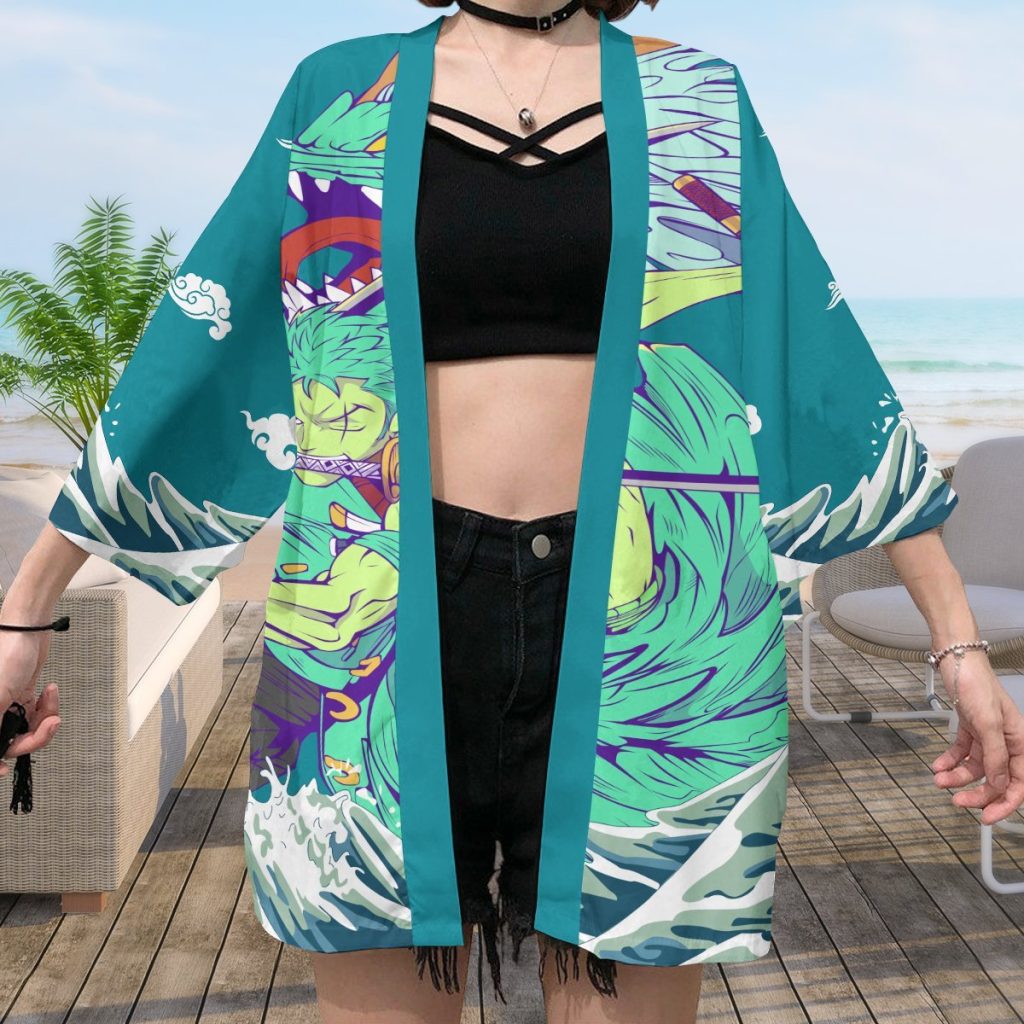 zoro three sword kimono 790105 - Anime Kimono Shop