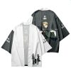 Anime SPY X FAMILY Kimono Cosplay Costume Anya Forger Kimono Haori Cloak Harajuku Tops Bathrobe Halloween 2 - Anime Kimono Shop