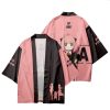 Anime SPY X FAMILY Kimono Cosplay Costume Anya Forger Kimono Haori Cloak Harajuku Tops Bathrobe Halloween 4 - Anime Kimono Shop