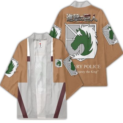 Military Anime Attack on Titan Kimono